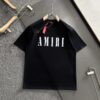 6931a4b9ccd8ab3d7af99073 AMIRI Armani 25SS Summer New Round Neck Short Sleeve T-Shirt! 270g Heavyweight Premium Cotton Fabric with Perfect Texture and Hand Feel! Slim Tailored Design, Clean and Sharp! Exquisitely Stitched with Excellent Silhouette! Highly Breathable and Stylish, Suitable for All Ages – a Must-Have Wardrobe Essential for Men.