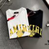 6931a4baccd8ab3d7af99084 AMIRI Armani 25SS Summer New Round Neck Short Sleeve T-Shirt