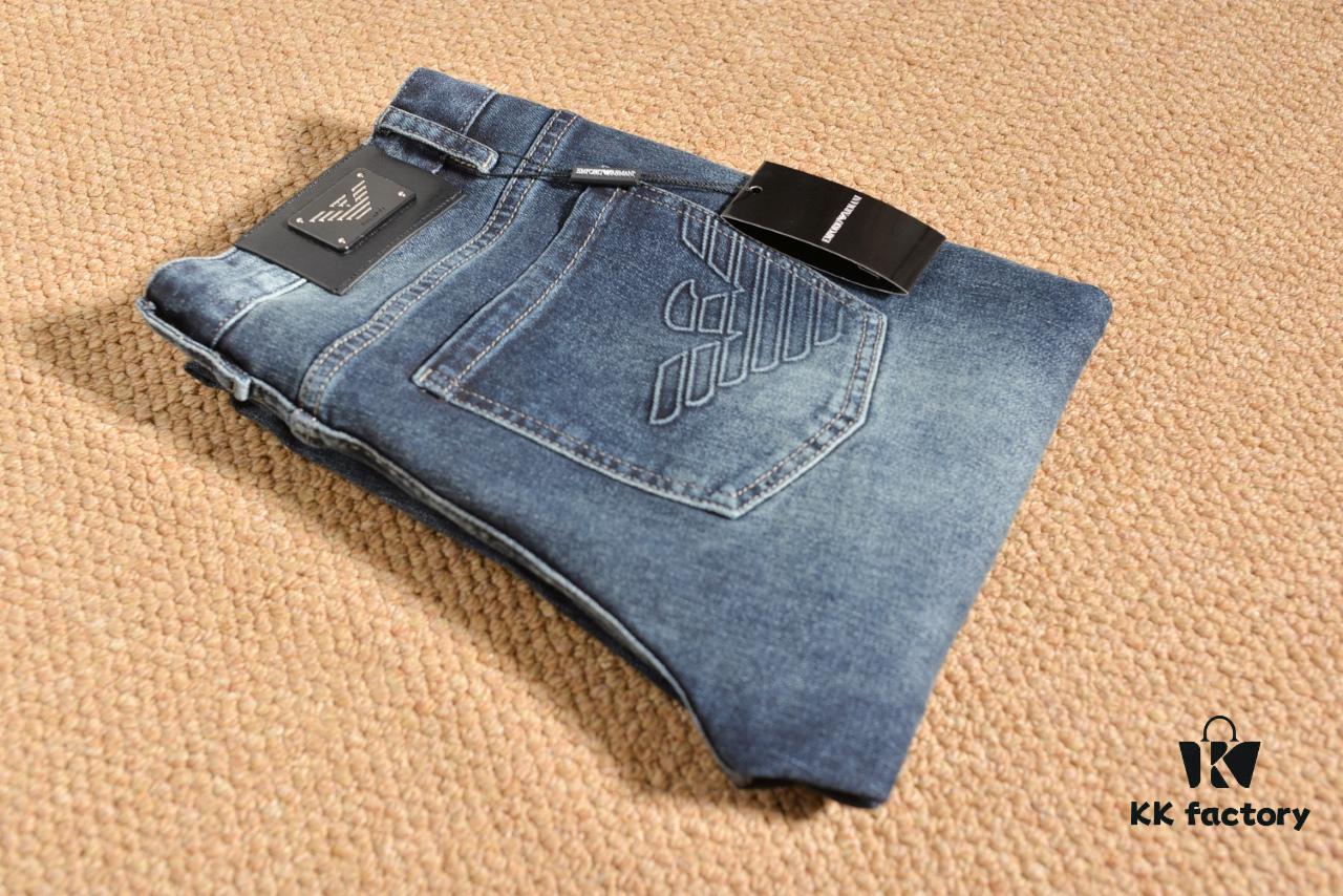 6931a4beccd8ab3d7af990d3 2024 Popular Hit Armani Counter New Arrival Ultra-Soft Denim Jeans