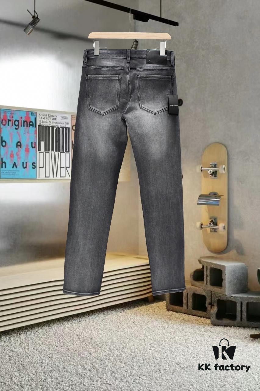 6931a4bfccd8ab3d7af990db Armani Rhinestone Embellished Jeans