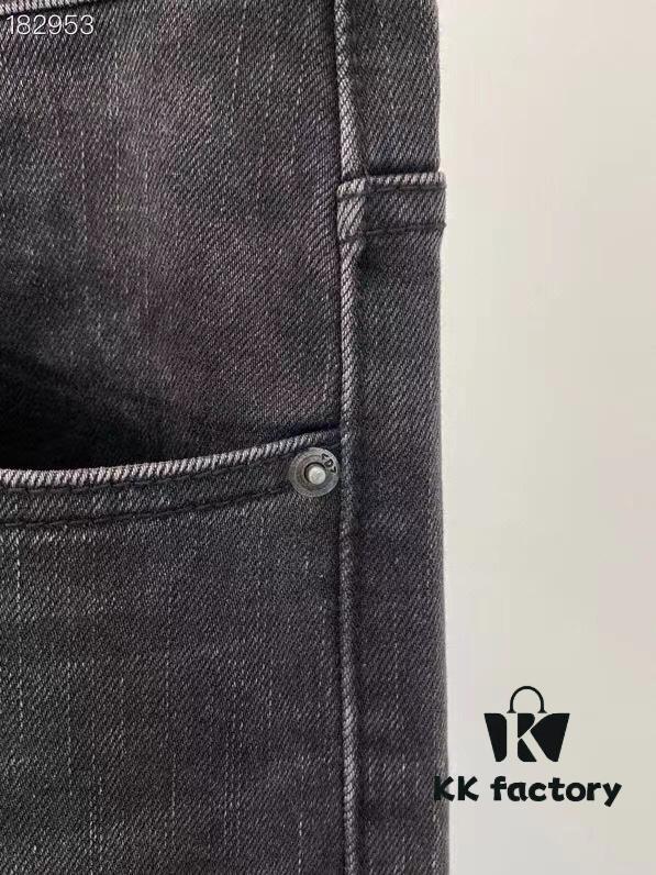 6931a4c0ccd8ab3d7af990f0 Armani, 2024 New Arrival, Same as Counter, Original Order High-Quality Washed Casual Jeans, Imported Premium Stretch Denim Fabric, Comfortable and Elastic, Authentic Hardware Logo Trims, Excellent Fit and Extremely High End, Counter Quality, Stylish and Well-Structured When Worn