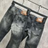 Armani 2024 New Luxury High-End Casual Business Denim Jeans Solid Color Slim Fit Jeans