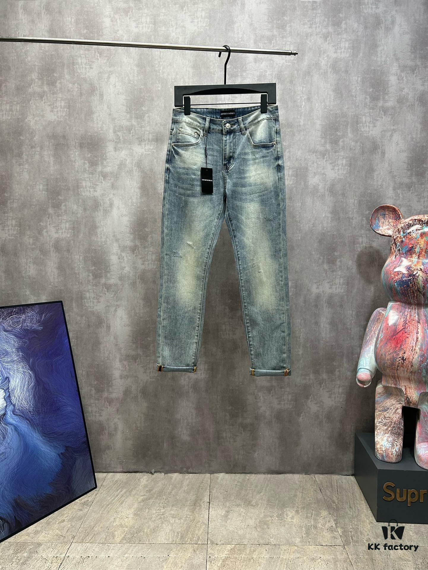 6931a4c2ccd8ab3d7af99111 2024 Hot Selling Armani Counter New Arrival Ultra-Soft Jeans