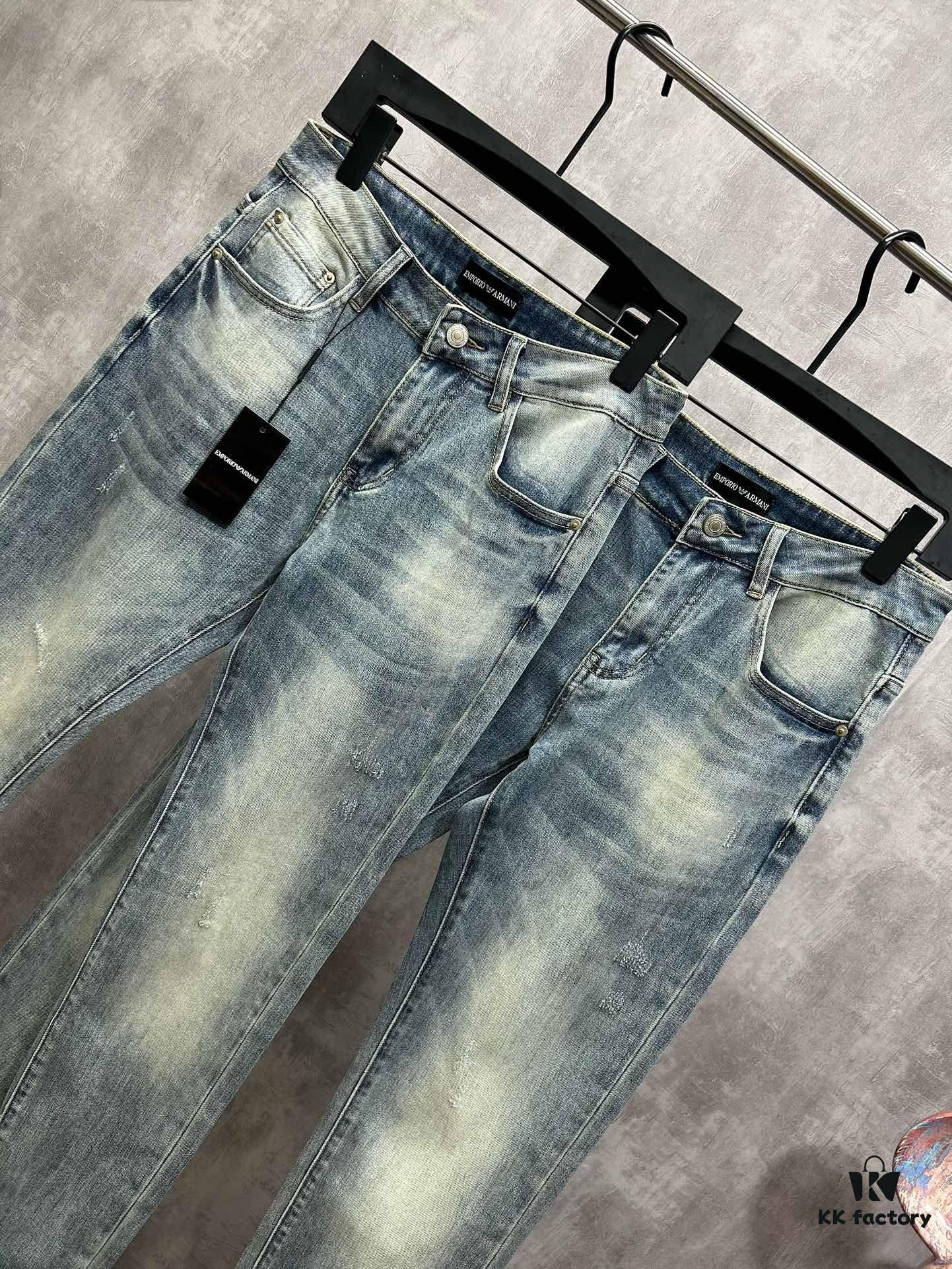 6931a4c2ccd8ab3d7af99113 2024 Hot Selling Armani Counter New Arrival Ultra-Soft Jeans