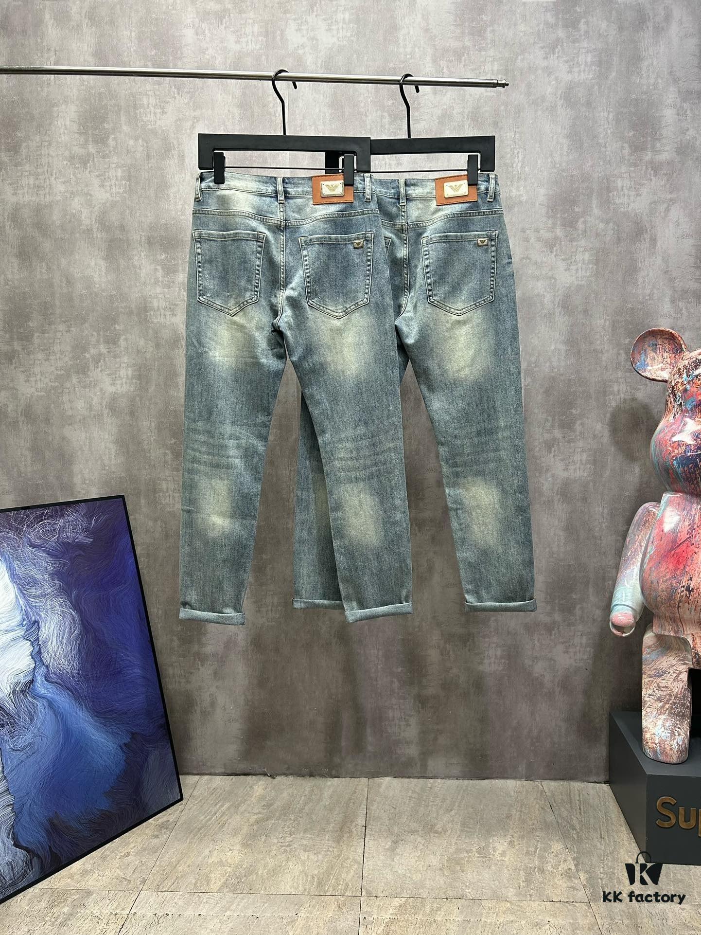 6931a4c2ccd8ab3d7af99115 2024 Hot Selling Armani Counter New Arrival Ultra-Soft Jeans