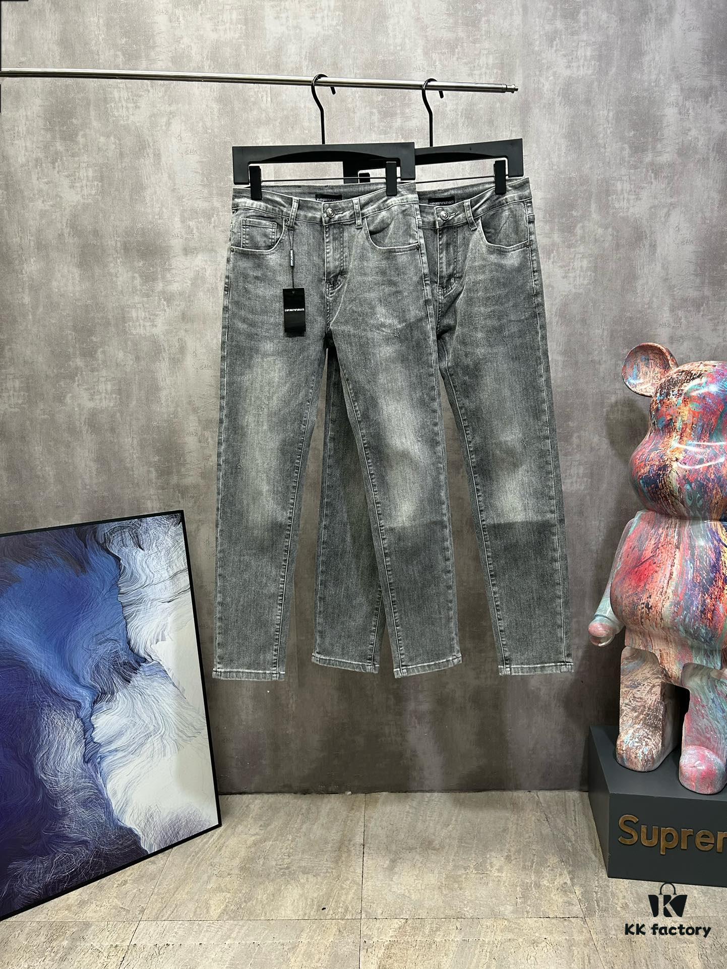 6931a4c2ccd8ab3d7af9911b New Classic Versatile Amani Armani Denim Jeans