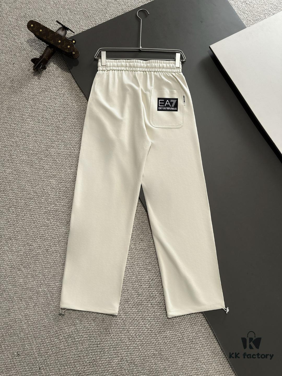 6931a4c4ccd8ab3d7af99142 Armani 2025 Spring/Summer New Elastic Waist Casual Pants, Lightweight Custom Counter Fabric, Breathable and Comfortable, Exquisite Details, Brand Design Concept, High Quality, Soft and Smooth Touch, Leisure Cut with Excellent Fit