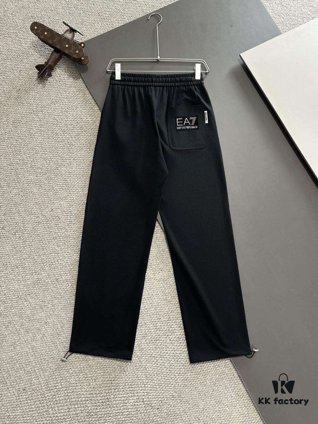 6931a4c5ccd8ab3d7af9914b Armani 2025 Spring Summer New Arrival Elastic Waist Casual Pants, Lightweight Premium Custom Fabric, Breathable and Comfortable, Exquisite Details, Brand-Inspired Design, High-Quality Craftsmanship, Soft and Smooth Texture, Stylish Relaxed Cut with Excellent Fit