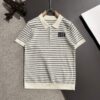 High-Quality Armani 2025 Spring/Summer New Men's Notched Short-Sleeve T-Shirt