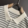 High-Quality Armani 2025 Spring/Summer New Men's Notched Short-Sleeve T-Shirt