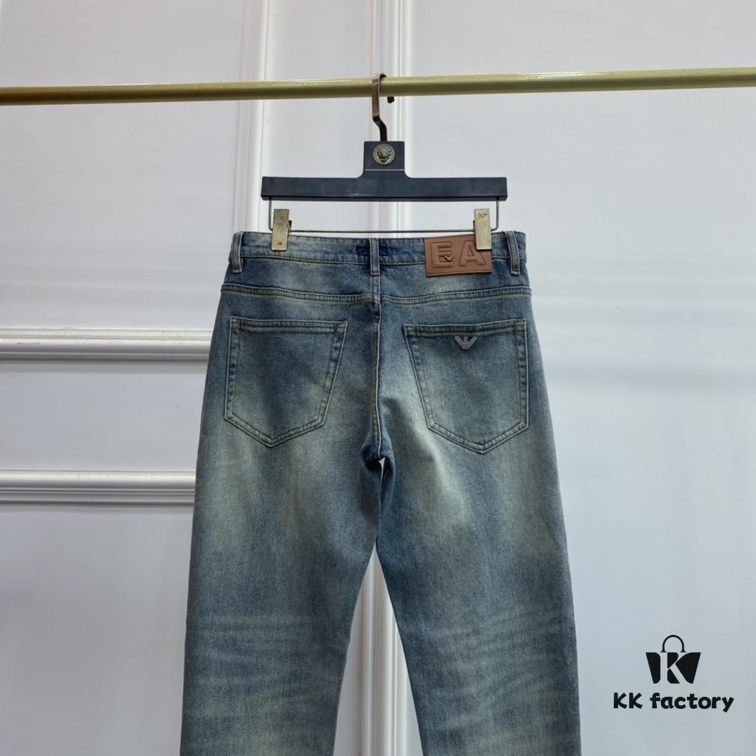6931a4c8ccd8ab3d7af99174 2025 Spring and Summer European Counter New Arrival, Super A-Grade Purchasing Level Overseas Trading Company Order Source, Top Original High-End Men's Custom Fashion Slim Straight Jeans