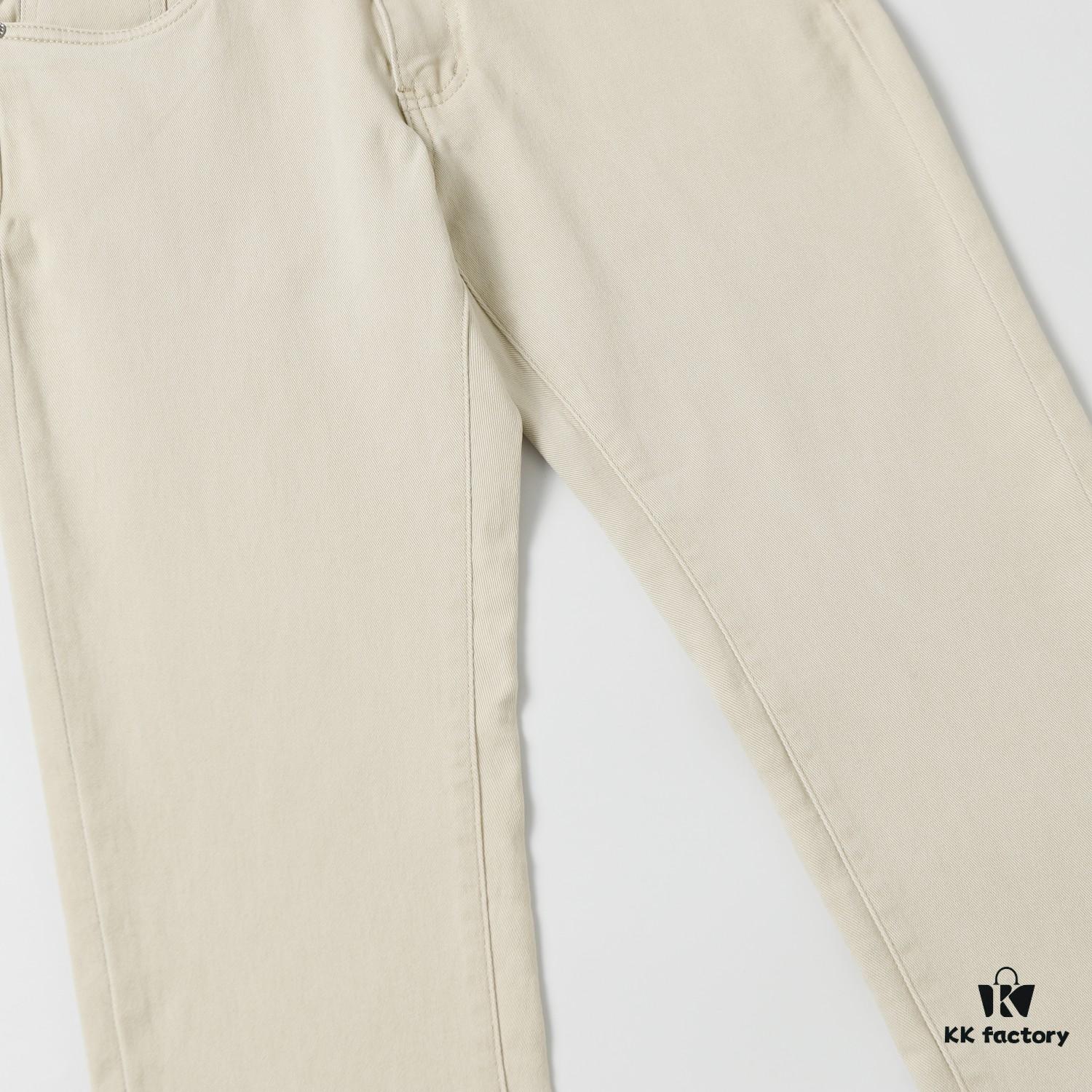 6931a4cdccd8ab3d7af991b6 Popular Bestseller! New Autumn EMPORIO ARMANI Armani Luxe Combed Stretch Denim Trousers - Business Casual Style, Available at Henglong