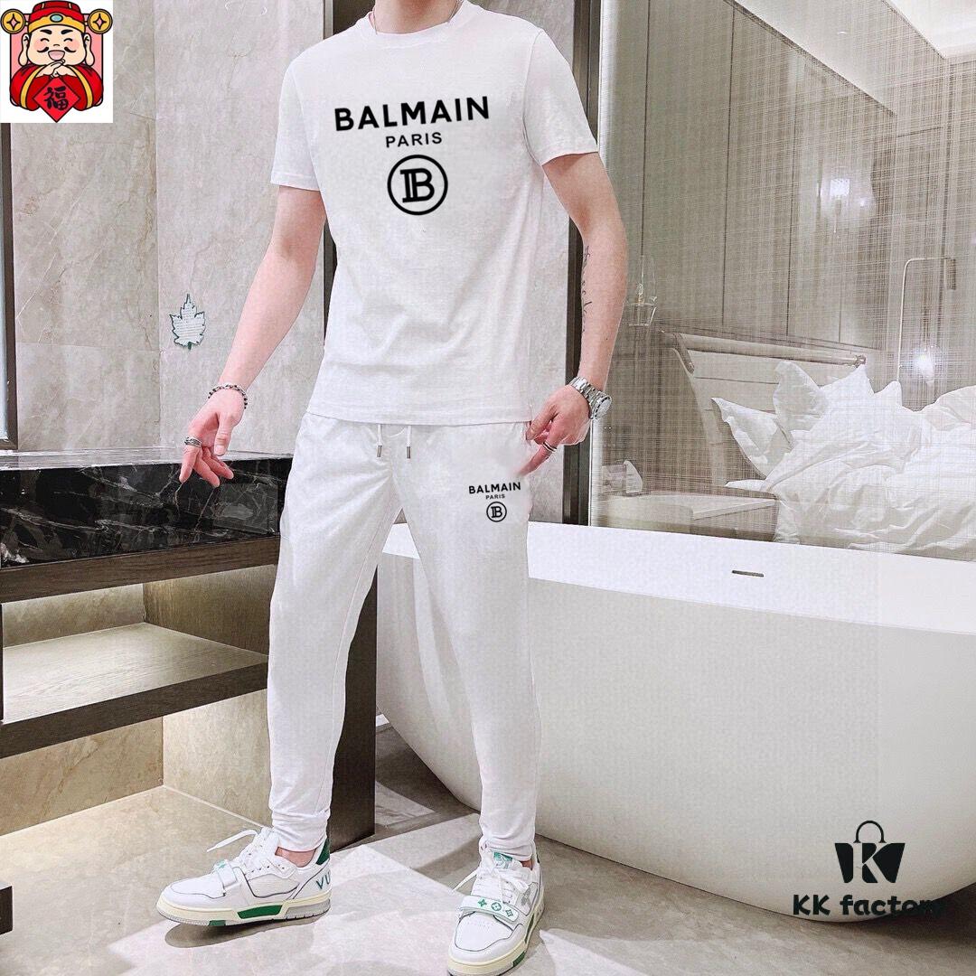 6931a4d2ccd8ab3d7af99218 BALMAIN Men's High-Quality Double-Merino Wool Summer Suit Set, Official Website Same Style, Imported Premium Fabric, Fashion Trend Item