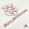 6931a4d4ccd8ab3d7af99236 Balenciaga Paris x Manchester United 25SS Spring Collection Premium Embroidered Logo Heavyweight Crew Neck T-Shirt Unisex