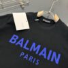 6931a4d4ccd8ab3d7af9923b Balmain* Heavyweight 320g Cotton T-Shirt, Thick and Breathable Loose-Fit Short-Sleeve Crew Neck Tee with Logo Print Design, Spring/Summer New Arrival Fashion Casual Wear