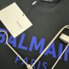 6931a4d4ccd8ab3d7af9923e Balmain* Heavyweight 320g Cotton T-Shirt, Thick and Breathable Loose-Fit Short-Sleeve Crew Neck Tee with Logo Print Design, Spring/Summer New Arrival Fashion Casual Wear