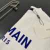 Balmain* 320g Heavyweight Cotton T-Shirt, Thick and Breathable Loose-Fit Short-Sleeve Crew Neck Tee, Fashionable Spring and Summer New Arrival with Printed Logo Design