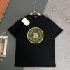 6931a4d5ccd8ab3d7af9924a Balmain Heavyweight 320g Cotton T-Shirt, Thick and Breathable Loose-Fit Short-Sleeve Crew Neck Tee, New Spring-Summer Fashion with Gold Foil Logo Print
