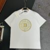 6931a4d5ccd8ab3d7af99252 Balmain* 320g Heavyweight Cotton T-Shirt, Thick and Breathable, Loose Fit, Foil Print Logo Design, Spring/Summer New Round Neck Fashion Short Sleeve T-Shirt, Comfortable Against Skin, Stylish and Wearable, Original Craftsmanship, Casual Versatile Essential