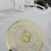 6931a4d6ccd8ab3d7af99255 Balmain* 320g Heavyweight Cotton T-Shirt, Thick and Breathable, Loose Fit, Foil Print Logo Design, Spring/Summer New Round Neck Fashion Short Sleeve T-Shirt, Comfortable Against Skin, Stylish and Wearable, Original Craftsmanship, Casual Versatile Essential