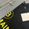 6931a4d6ccd8ab3d7af9925c Balmain Heavyweight 320g Cotton T-Shirt with Logo Print, Breathable and Comfortable Loose-Fit Short-Sleeve Crew Neck Tee for Spring and Summer