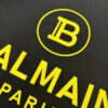 6931a4d6ccd8ab3d7af9925f Balmain Heavyweight 320g Cotton T-Shirt with Logo Print, Breathable and Comfortable Loose-Fit Short-Sleeve Crew Neck Tee for Spring and Summer