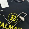 6931a4d6ccd8ab3d7af99263 Balmain Heavyweight 320g Cotton T-Shirt with Logo Print, Breathable and Comfortable Loose-Fit Short-Sleeve Crew Neck Tee for Spring and Summer