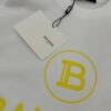 6931a4d7ccd8ab3d7af99269 Balmain Heavyweight 320g Cotton T-Shirt with Logo Print, Breathable Loose-Fit Short-Sleeve Crew Neck Tee for Spring and Summer