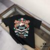 BALMAIN 2025SS Collection Counter-Match Round Neck Short-Sleeve T-Shirt – Front and Back Custom Logo Craftsmanship, Exclusive Fabric Supply, Thick Board 3D Structure