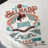6931a4d8ccd8ab3d7af9927d BALMAIN 2025 SS Collection Round Neck Short Sleeve T-Shirt – Same Design as Official Counter, Front and Back Custom Logo, Exclusive Fabric, Thick Board 3D Construction