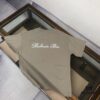 6931a4d8ccd8ab3d7af99288 BALMAIN 25SS Counterpart Round Neck Short Sleeve T-Shirt with Custom Embroidered Logo – Premium Heavyweight Cotton Fabric, Unisex Design