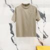 6931a4daccd8ab3d7af992a2 BALMAIN Crew Neck Short Sleeve T-Shirt 260g with Embroidered Logo