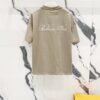 6931a4daccd8ab3d7af992a3 BALMAIN Crew Neck Short Sleeve T-Shirt 260g with Embroidered Logo