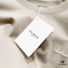 6931a4daccd8ab3d7af992a8 BALMAIN Crew Neck Short Sleeve T-Shirt 260g with Embroidered Logo