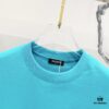 BALMAIN Crew Neck Short Sleeve T-Shirt 260g with Embroidered Logo
