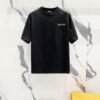 6931a4dcccd8ab3d7af992c1 BALMAIN 260g Crew Neck Short Sleeve T-Shirt with Embroidered Brand Logo