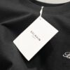 6931a4dcccd8ab3d7af992c6 BALMAIN 260g Crew Neck Short Sleeve T-Shirt with Embroidered Brand Logo