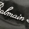 6931a4dcccd8ab3d7af992c7 BALMAIN 260g Crew Neck Short Sleeve T-Shirt with Embroidered Brand Logo