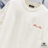 6931a4ddccd8ab3d7af992d5 BALMAIN Men's 260g Crew Neck Short Sleeve T-Shirt with Embroidered Logo and Brand Print
