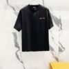 6931a4ddccd8ab3d7af992d7 BALMAIN 260g Crew Neck Short Sleeve T-Shirt Embroidered Small Letter Logo Saint Warrior Brand Print Design