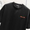 6931a4ddccd8ab3d7af992df BALMAIN 260g Crew Neck Short Sleeve T-Shirt Embroidered Small Letter Logo Saint Warrior Brand Print Design