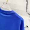 6931a4deccd8ab3d7af992e7 BALMAIN Men's 260g Crew Neck Short Sleeve T-Shirt with Brand Letter Flocked Overlapping Logo Print