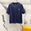 6931a4deccd8ab3d7af992f2 BALMAIN Men's 260g Crew Neck Short Sleeve T-Shirt with Minimalist Silicone Logo