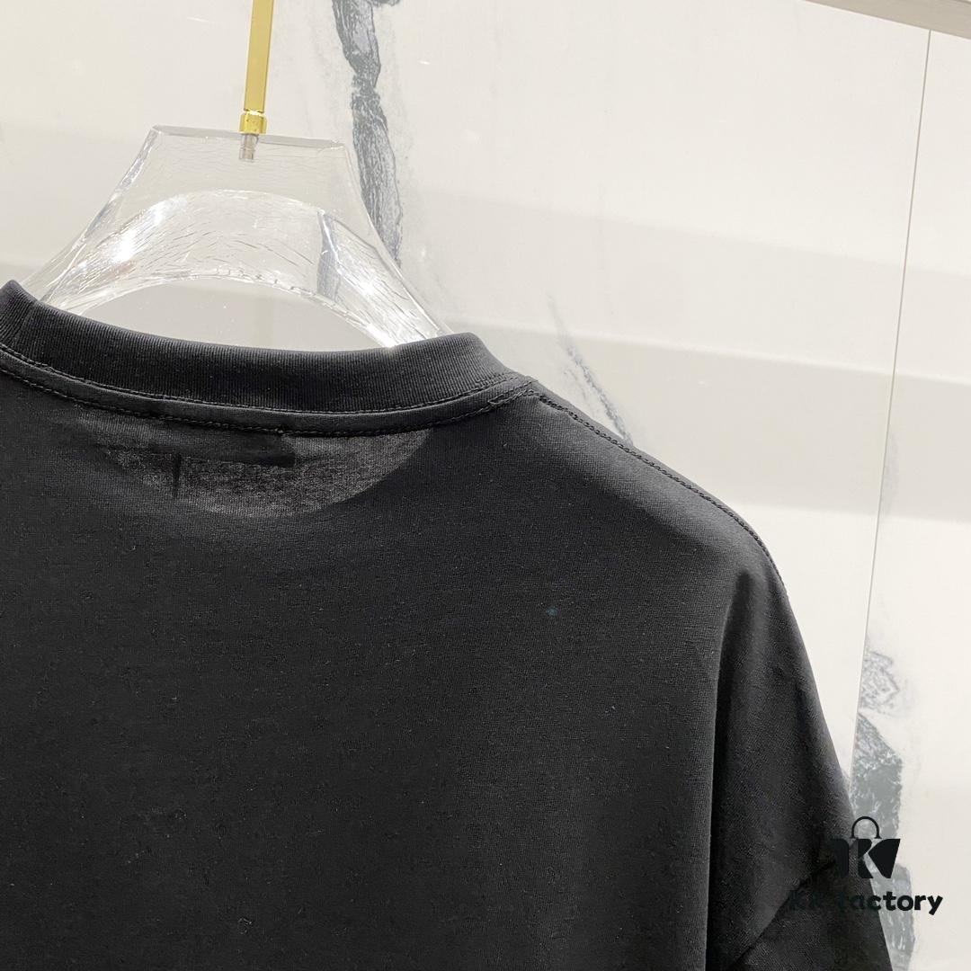 6931a4dfccd8ab3d7af992f9 BALMAIN Crew Neck Short Sleeve T-Shirt 260g