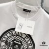 6931a4dfccd8ab3d7af99303 BALMAIN 260g Crew Neck Short Sleeve T-Shirt with Angel Shield and Letter Logo Print