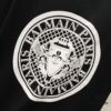 6931a4e0ccd8ab3d7af9930d BALMAIN 260g Crew Neck Short Sleeve T-Shirt with Angel Shield and Letter Logo Print