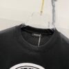 6931a4e0ccd8ab3d7af9930f BALMAIN 260g Crew Neck Short Sleeve T-Shirt with Angel Shield and Letter Logo Print