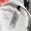 6931a4e0ccd8ab3d7af99319 BALMAIN Crew Neck Short Sleeve T-Shirt 260g with Brand Logo and Red Lip Print