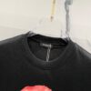 6931a4e1ccd8ab3d7af9931f BALMAIN Red Lip Print Round Neck Short Sleeve T-Shirt 260g
