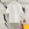 BALMAIN 260g Crew Neck Short Sleeve T-Shirt with Brand Overlapping Letter Print Logo Design